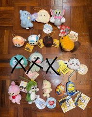 (單售/全走)吊飾 掛飾 掛件細公仔 $20 3月生日貓 蜆Bb Tom and Jerry $30 天竺鼠車車 原色 白色 深啡色 Amuse 松鼠 $40 Chiikawa 圓鏡 $50 Care