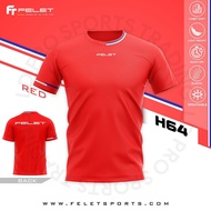 Felt shirt round neck H64 (6 colors)