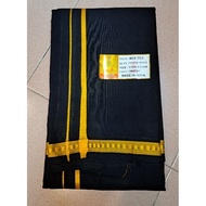 Men's Black Cotton Veshti