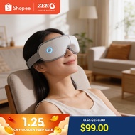 Zero Healthcare iVizz+ Smart Eye Massager Portable Foldable Bluetooth Eye Massager with Heat