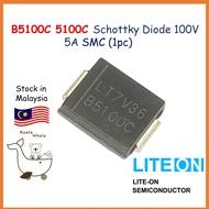 B5100C B5100 5100C Schottky Diode 100V 5A SMD SMC
