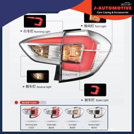 V4 Perodua Myvi 2018 - 2025 lampu belakang ALBINO Tail Lamp Full Clear Albino white light bar