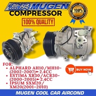 NEW COMPRESSOR 7PK 10S17C FOR ALPHARD AH10/MH10 / ESTIMA XR30/ACR30 / IPSUM SXM20/XM20