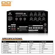 Source Factory 80W AC DC Dual-use Power Amplifier U Disk Recording Playback Power Amplifier Bluetoot