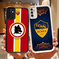 DJ-42 Roma Silicone Casing black and white for Samsung A35 A34 S25 S24 A24 A17 A26 A25 FE Ultra 5G