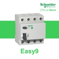 Schneider Electric Easy9 RCCB 4P 40A AC-type 400V