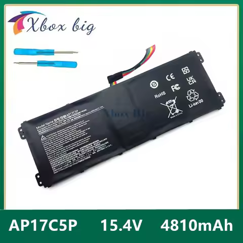 AP17C5P Laptop Battery For Acer Predator Helios 500 Ph517-51-79by AP17C 15.4V 74Wh 4810mAh notebook 