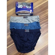 [READY STOCK] Power 3PCS UNDERWEAR BRIEF COTTON No:3533