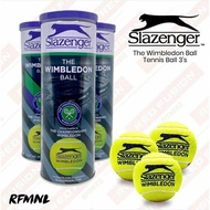 Slazenger "The Wimbledon Ball" Tennis Ball 3's Bola Tennis