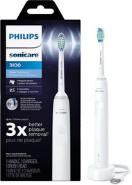 飛利浦 - Philips Sonicare 3100 電動牙刷，帶壓力傳感器和刷頭指示器，HX3681/03，白色 平行進口