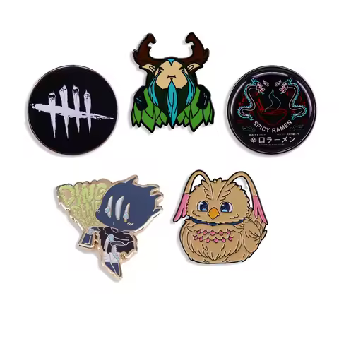Horror Game Dead By Daylight Pin Video Game Cosplay Brooch Student Backpack Metal Badge Accessory