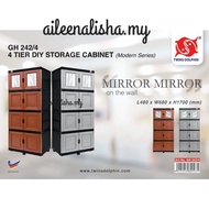 Twins dolphin 4 tier plastic drawer /cabinet/storage cabinet/office