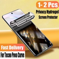 1-2 Pcs Tecno Pova Curve 5G Soft Privacy Hydrogel Screen Protector Film For Tecno Slim Camon 40 30s 