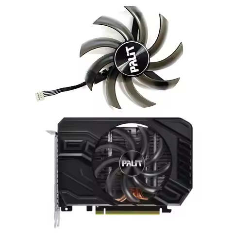 Original 95MM 4PIN TH1012S2H-PAA01 GTX1660 StormX OC GPU fan suitable for PALIT GTX 1660 Ti 1660 SUP