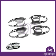 Toyota Wish 2009 - 2024 Outer Handle Chrome Wish ZGE20 Door Handle Bowl Chrome Car Accessories BAYU