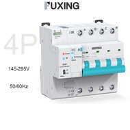 FUXING สำหรับ Tuya สำหรับเบรกเกอร์ WiFi อัจฉริยะพร้อมการตรวจสอบแรงดันไฟฟ้าและการป้องกัน