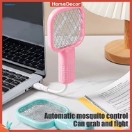 HD Multi-functional Gnats Swatter 3000v Mini Usb Electric Fly Swatter Portable Lightweight Indoor Ou