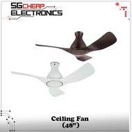 (FREE INSTALLATION) KDK E48HP 3-Blades Wifi-Control DC Ceiling Fan (120cm)