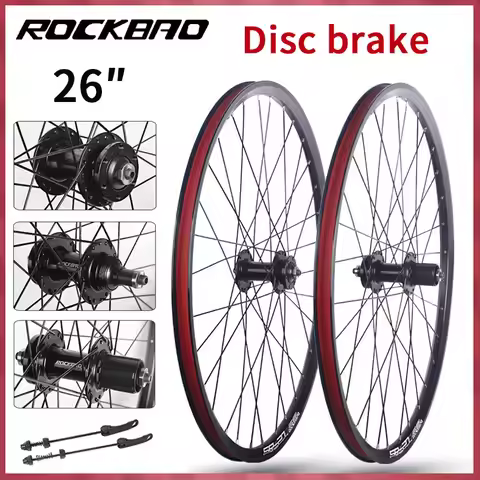 Mountain bicycle 26 inches disc brake wheel set 100-135mm Bearing Peilin Disc brake flower drum bicy