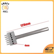4mm Alat Pelubang Pembolong Kulit 2 6 Lubang Ikat Pinggang Plong Kulit