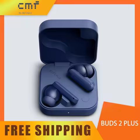 CMF by Nothing Buds 2 Plus Wireless Bluetooth Earbuds 50dB Hybrid Active Noise Cancellation Long Bat