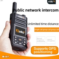 วิทยุสื่อสาร PTT Zello 4G ซิมการ์ดเครือข่าย WiFi วิทยุโทรศัพท์มือถือ100ไมล์ GPS วิทยุสื่อสารมืออาชีพ