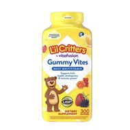 READY STOCK in MALAYSIA : L'il Critters Vitafusion Gummy Vites Daily Multivitamins 300 Chewables ORI