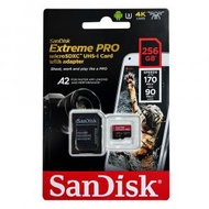 SanDisk - 256GB Extreme Pro A2 UHS-I microSDXC 記憶卡 170MB/s (SDSQXCZ-256G-GN6MA)
