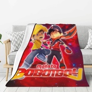 Boboiboy Plush Blanket Soft Comfortable Warm Suitable For Sofa Bed Children Novelty Gifts Can Be Customized