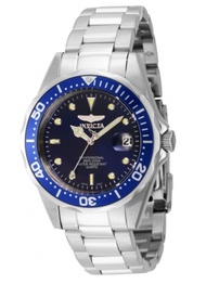 Invicta PRO DIVER 9204 Stainless Steel Blue Dial Watch, UNISEX