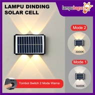 Lampu Dinding Tenaga Surya / Lampu Hias LED Outdoor Solar Cell 2 Mode