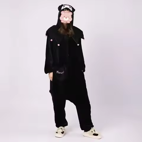 Anime Sanurgente Glutnel Homewear Cosplay pour femme, pyjama enfant, combinaison Kuromi, Halloween,g