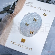[Wedding Vow Card] Marriage Groom Bride Vow Declaration Book Engagement Simple Niche High-End Speaki