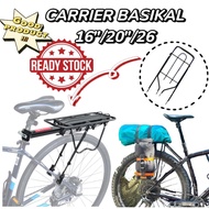 BICYCLE CARRIER 16"-26" / BASIKAL CARRIER / PEMBAWA BASIKAL 16INCH 20 INCI 26 INCI/ CUSHION BASIKAL