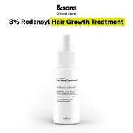 andSons 3% Redensyl Hair Growth & Hair Loss Treatment Serum with Dermaroller (60ml)