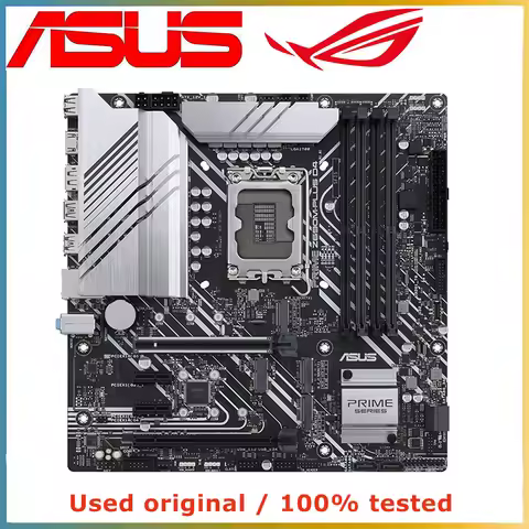 For ASUS PRIME Z690M-PLUS D4 Motherboard 128GB HDMI 100% Tested Fully WorK M.2 LGA 1700 DDR4 Z690 Ma