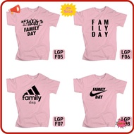 ⭐ ⭐Ready Stock⭐ ⭐ Baju Jersey Family Day - Light Pink