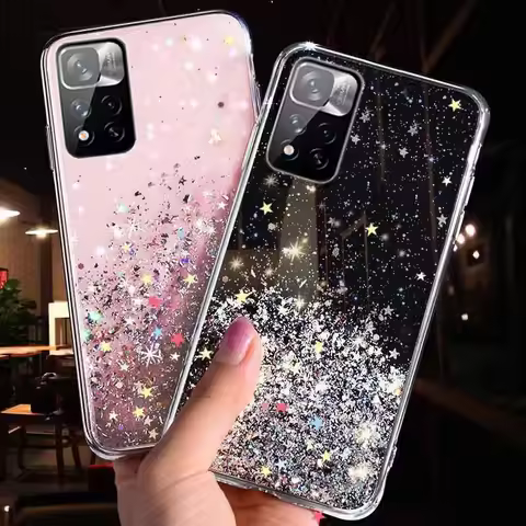 For Xiaomi Redmi Note 9 Pro Case Glitter Phone Case Xiaomi Redmi Note 11 10 Pro 8 7 10S 9S Xiomi Mi 