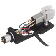 Cartridge Stylus with Turntable Headshell 4 Pin Contacts for Phonograph Turntable Gramophone LP Viny