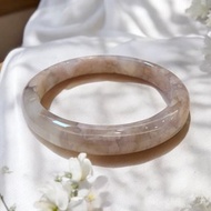 櫻花瑪瑙手鐲 瑪瑙手鐲粉嫩粉紫春日粉花炸花貴妃鐲57(正圈53-55)