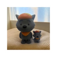 2025 Dumb Big Big Big Big Wolf Hand Office Doll Big Big Wolf Desktop Decoration Cute Creative Doll D