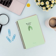 XO VIVA Plastic Cover Checkered Spring Notebook A5 Size Hai Tien 200 Pages Ms 6522, NN Cover Deliver