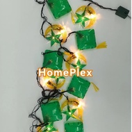 Stock Ready Lampu Raya Ketupat Hiasan Hari Raya Aidilfitri Bintang dan Bulan LED Lights Decoration M