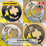 Chainring Strummer CW-GVL-810 Bcd 110 Double Chainring CNC Teeth 48/31T and 46/30T