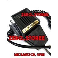 Mic Radio CB Mig City Band Radio Mik 4Pin 4 pin Microphone Dynamic CB Citi Band Dynamic Radio HandMI