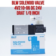 BLW Solenoid Valve 4V210-06 4V210 - 06 DC 24V Thread 1/8" 1/8 inch DC24V DC24 Direct Valve For Pneum