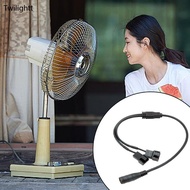 WILI Travel DC535x2 1mm To 4Pin Multiple Fan Adapter Cable 37cm For Enhances Cooling