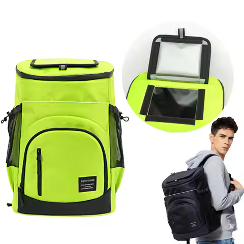 30L Cooler bag Soft Large 36 Cans Thermal Backpack Insulated Bag Fridge Travel Beach Ice Beer Leak-p