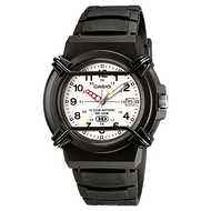 CASIO 卡西歐 手錶 HDA-600B-7BVDF 42mm 白色錶盤 + 黑色錶帶 1支