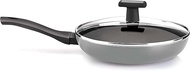 EFINITO Pro Cook Black Pearl Induction Fry Pan with Glass Lid, 26 cm /2.2 Litre